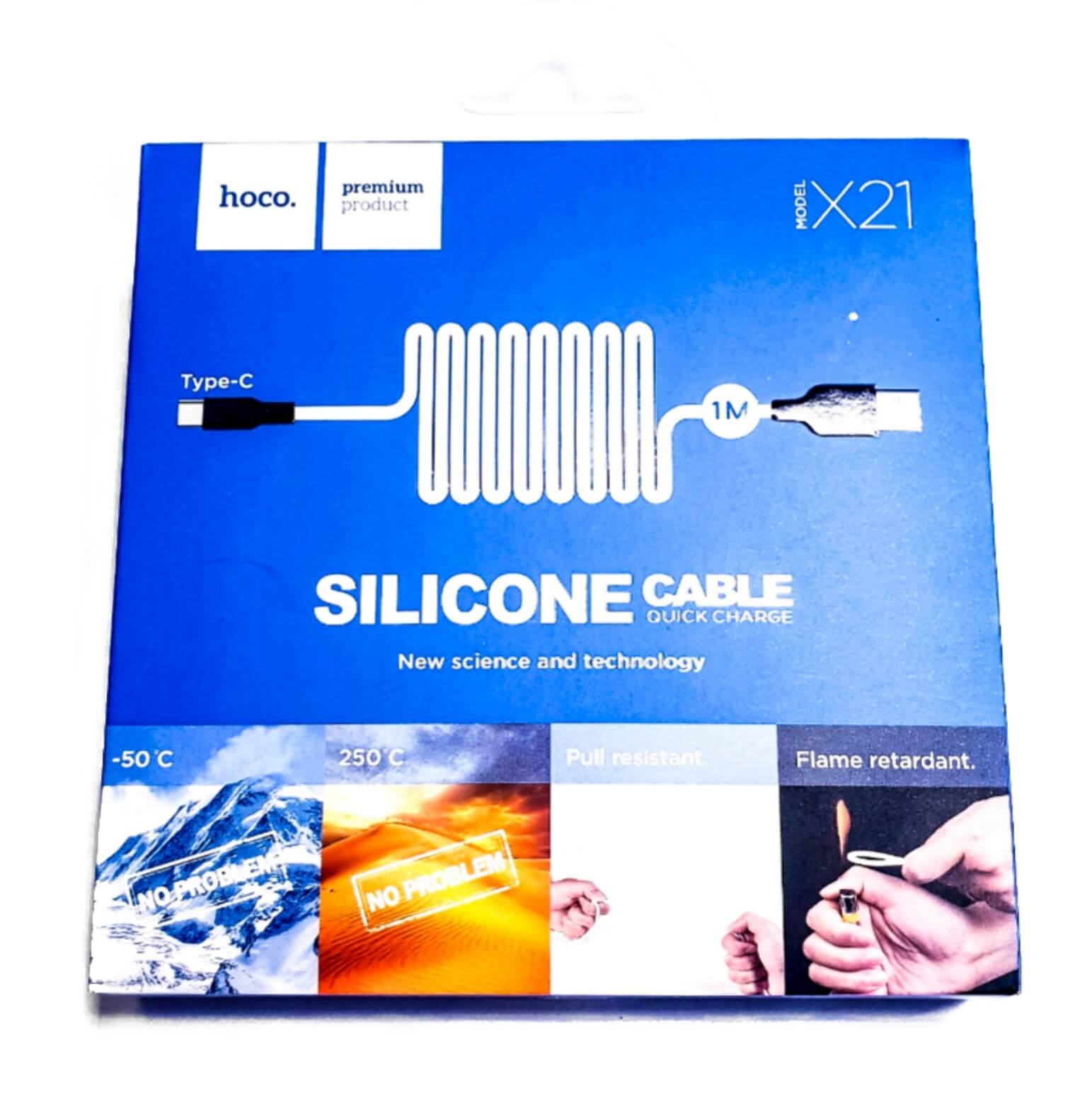 ������ USB HOCO X21 Type-C (white)