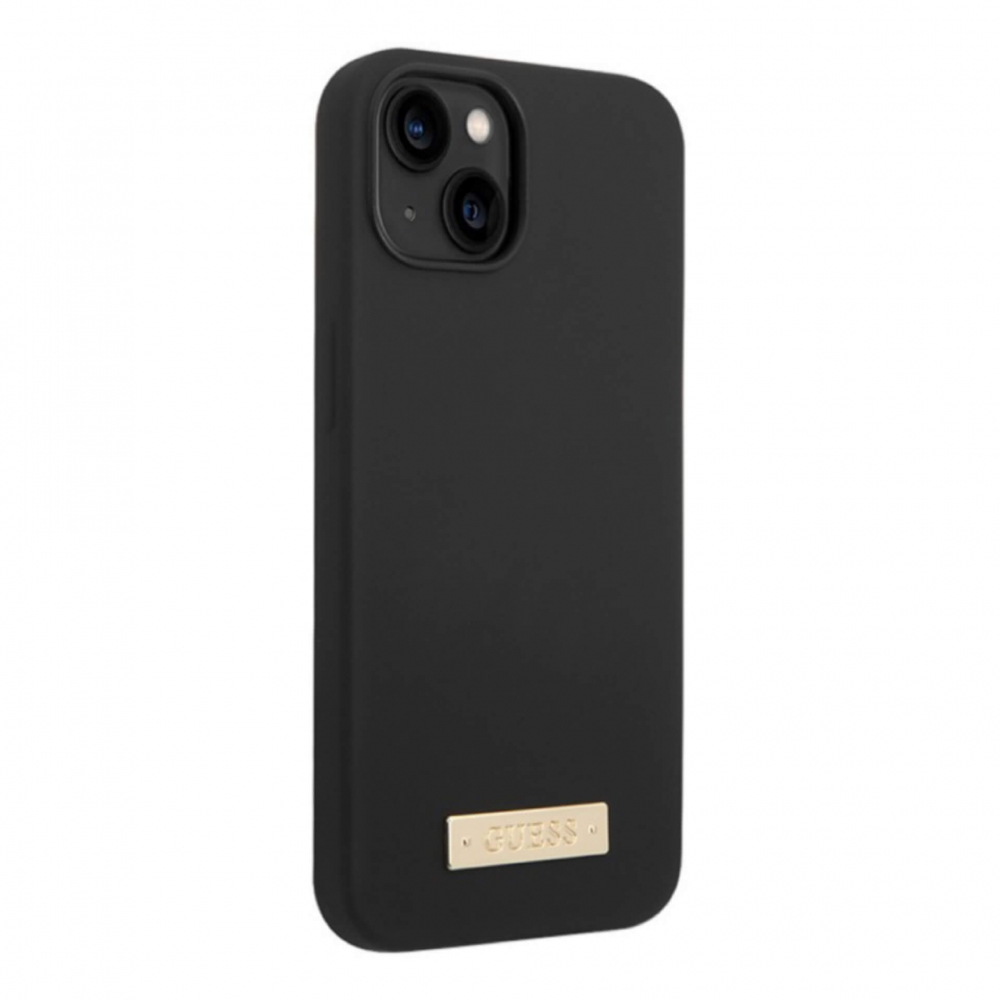 ����� ��� iPhone 14 Pro Max GUESS Liquid silicone Plate logo, MagSafe