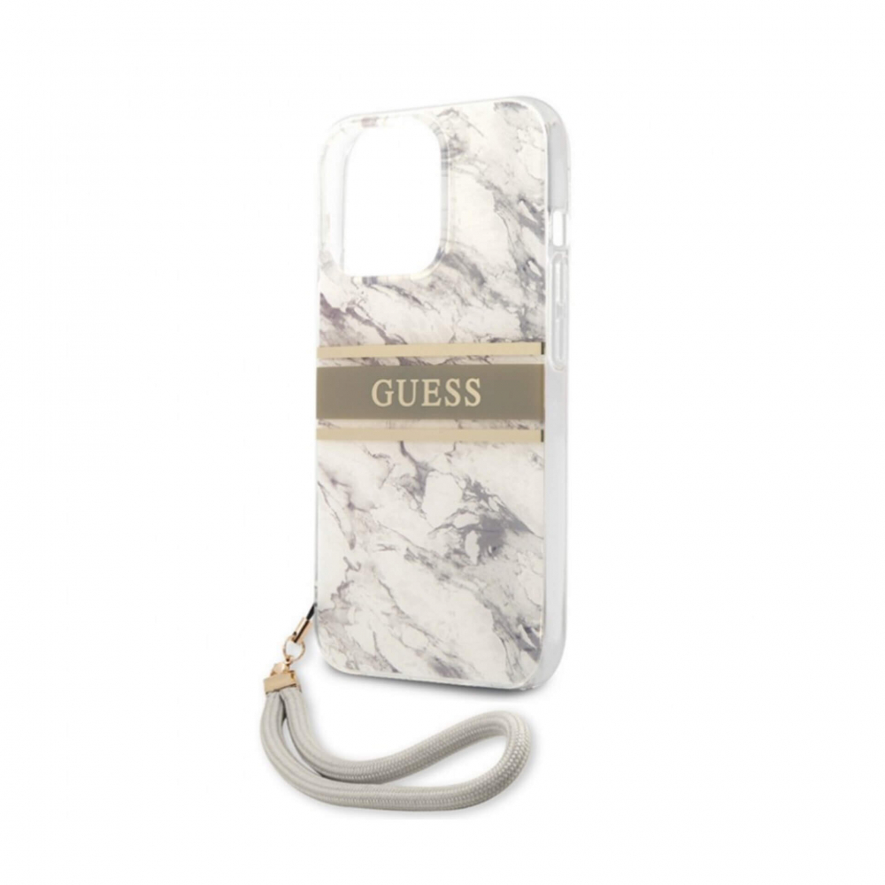 ����� ��� iPhone 13 Pro Max Guess PC/TPU Marble Hard+Nylop, �����