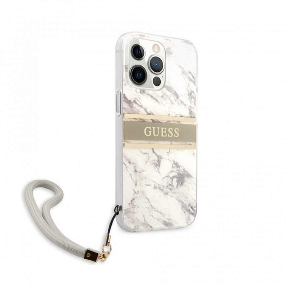 ����� ��� iPhone 13 Pro Max Guess PC/TPU Marble Hard+Nylop, �����