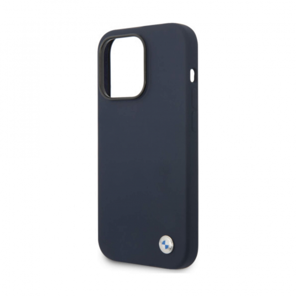 ����� ��� iPhone 14 Pro BMW Signature Liquid silicone Hard Navy