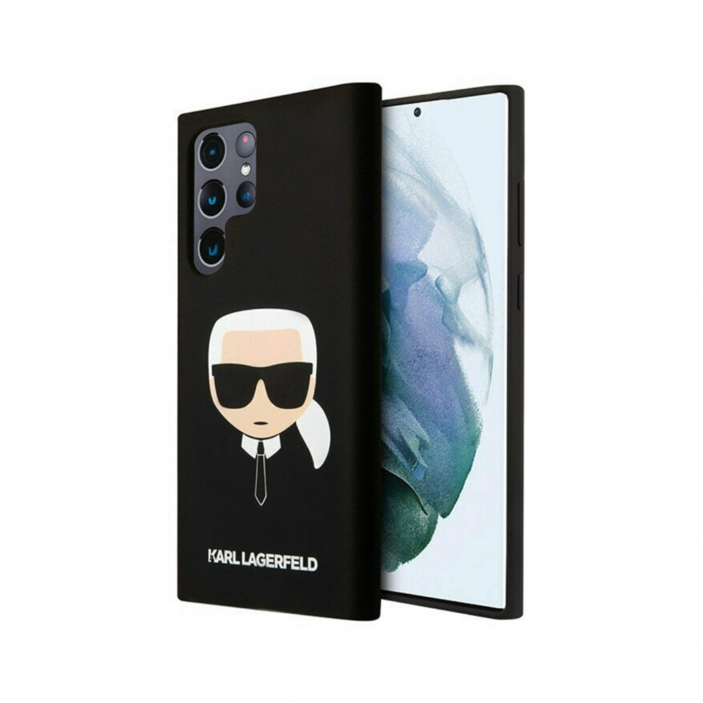 ����� ��� Samsung S22 Ultra, Lagerfeld Liquid silicone Karl's, ������