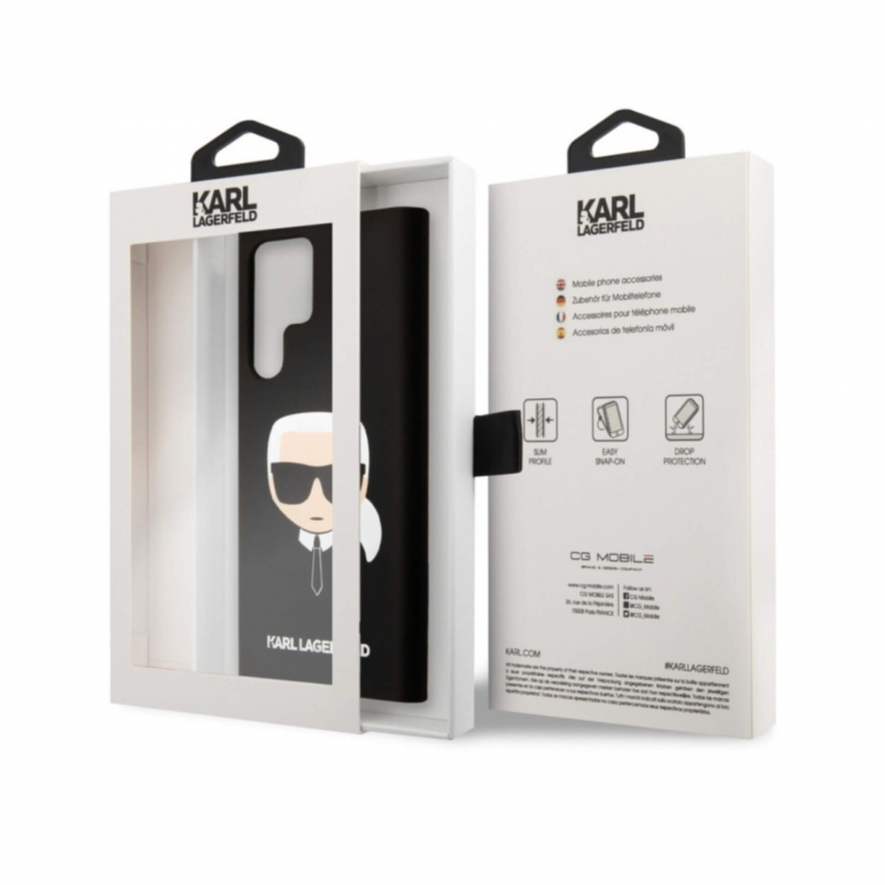����� ��� Samsung S22 Ultra, Lagerfeld Liquid silicone Karl's, ������