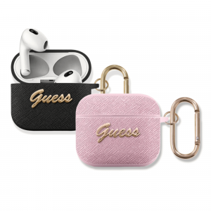 ����� ��� AirPods 3 Guess PU Saffiano Metal logo, � ���������
