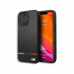 ����� ��� iPhone 13 Pro, Bmw M-Collection PU Carbon inspiration Tricolor, ������